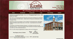 Desktop Screenshot of landerealestate.com